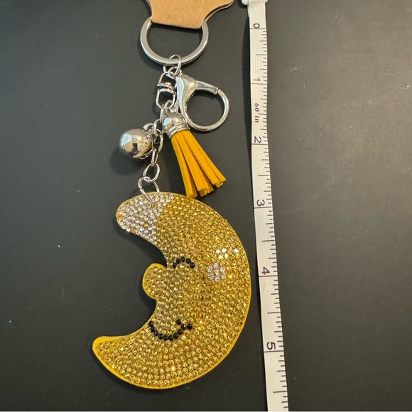 NWT Celestial Jeweled Keychain Clip - Picture 11 of 11